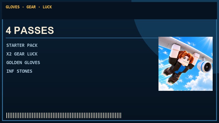 Catch a Plane glove and gear pass price plate